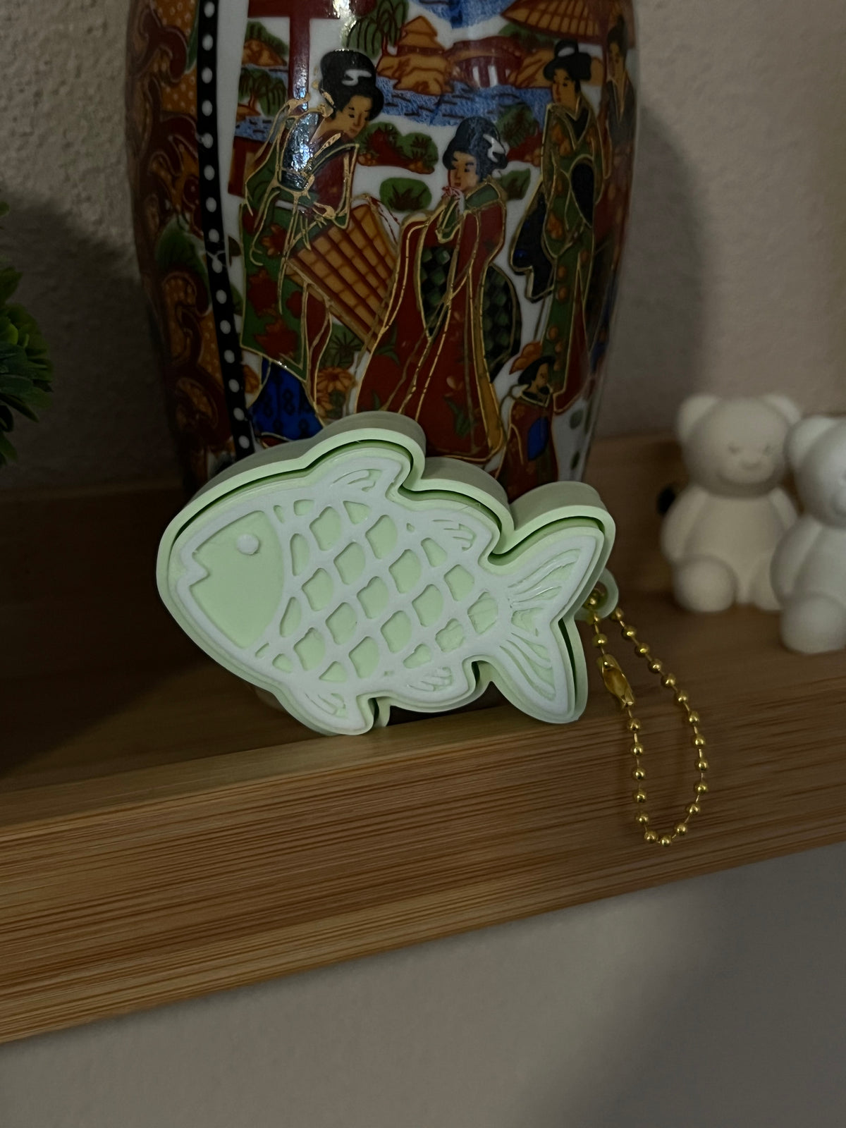 Fidget Clicker Taiyaki in Stampa 3D – Gioco Antistress Giapponese a Forma di Pesce