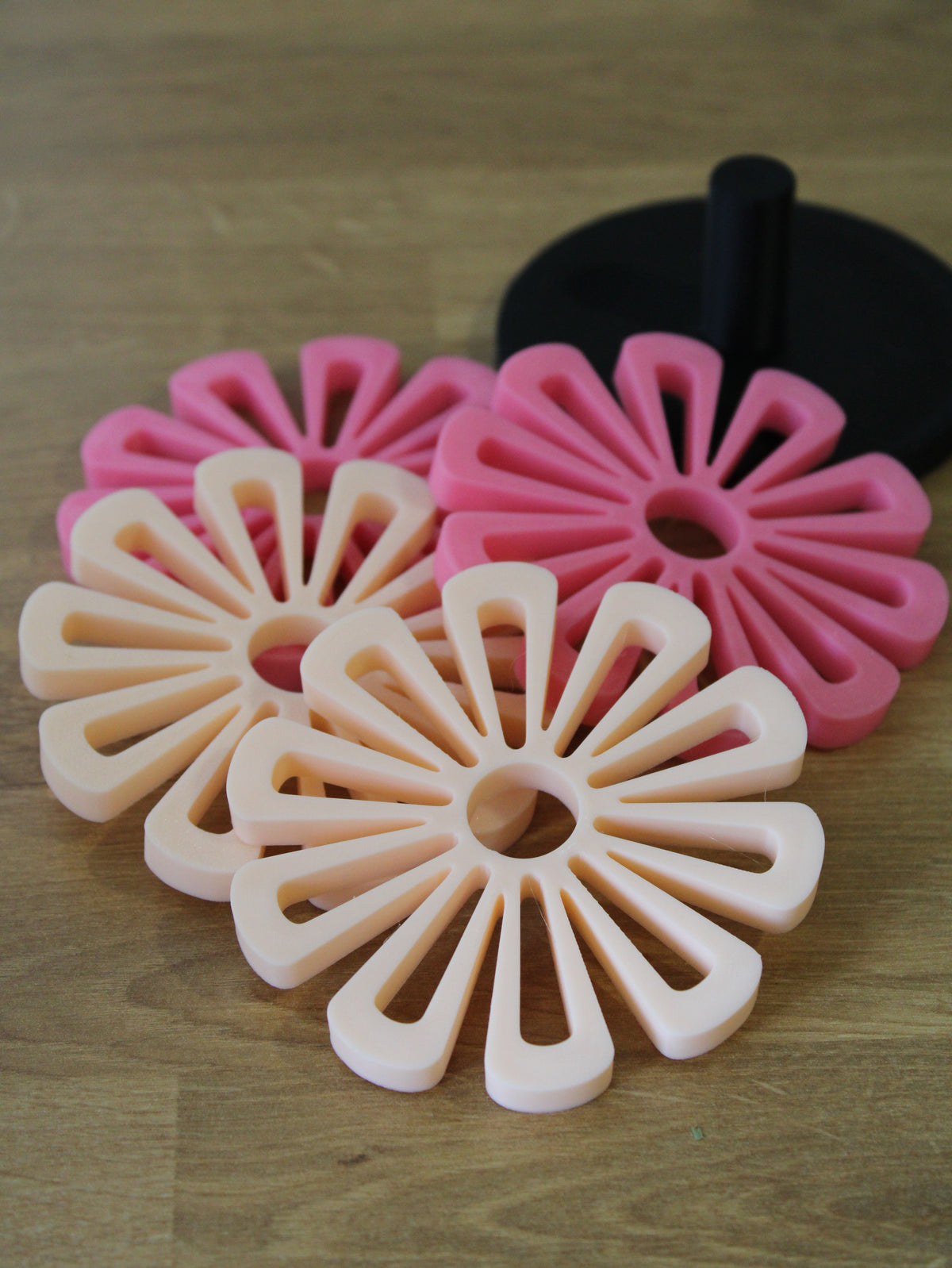 Porte-verres Fleur Gain de Place - Set de Sous-verres Design Colorés