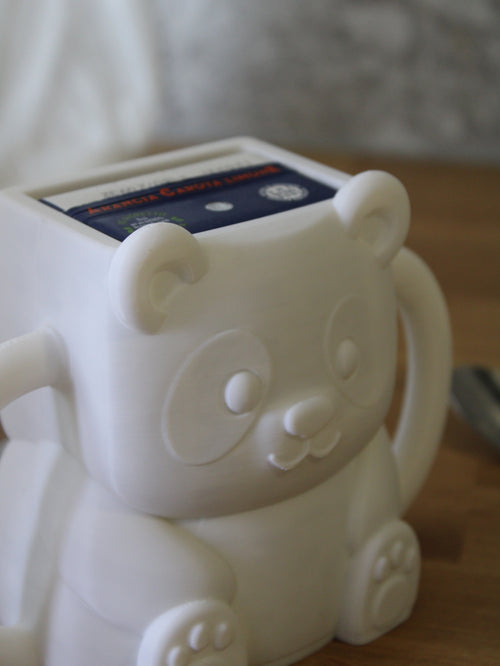 Anti-Waste Panda Juice Box Holder - Rigid Brix Holder for Children