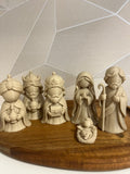 Presepe Minimal 3D – Set Natività e Re Magi dal Design Contemporaneo