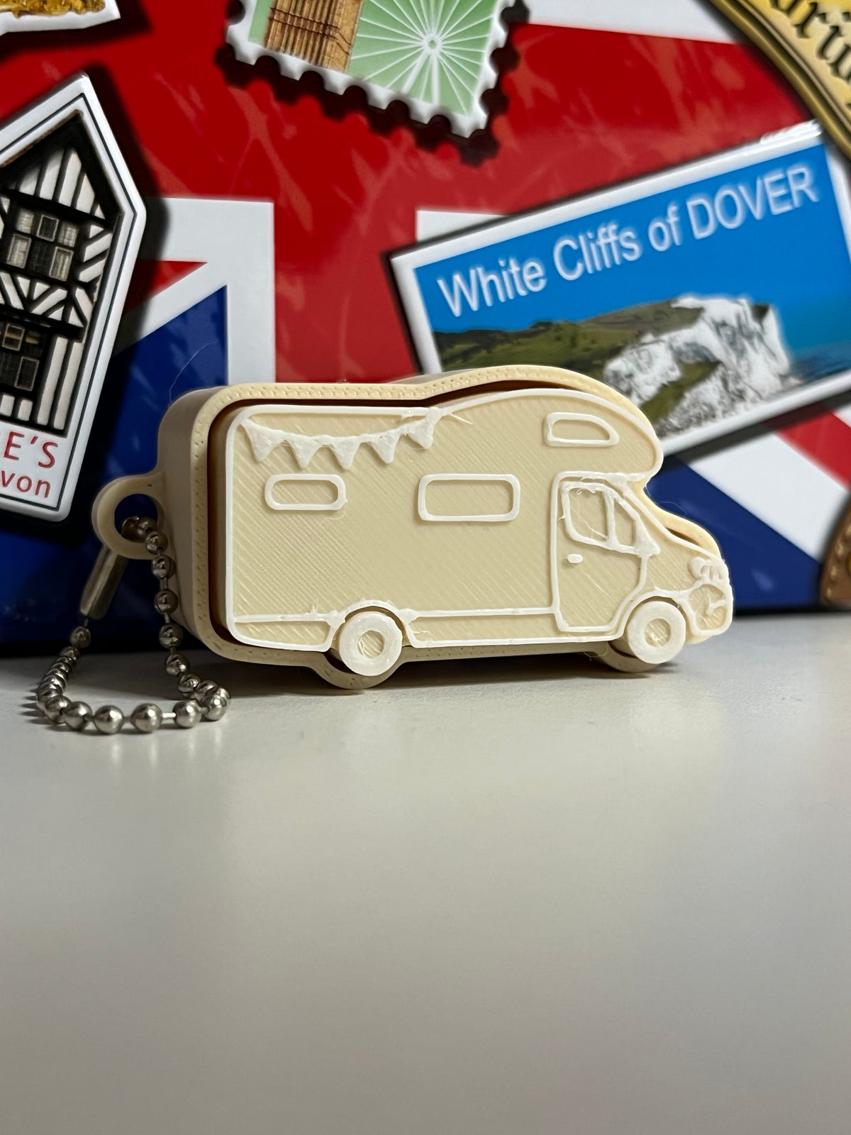Clicker Anti-Stress a Forma di Camper | Gadget Stampato in 3D
