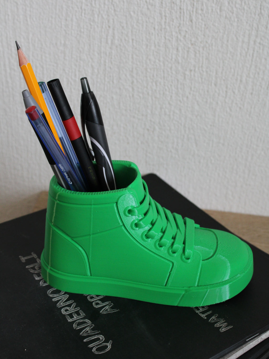 Portapenne Design Scarpe Verde - Organizzatore Scrivania