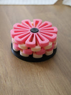 Porta Bicchieri a Fiore Salvaspazio - Set Sottobicchieri di Design Colorati