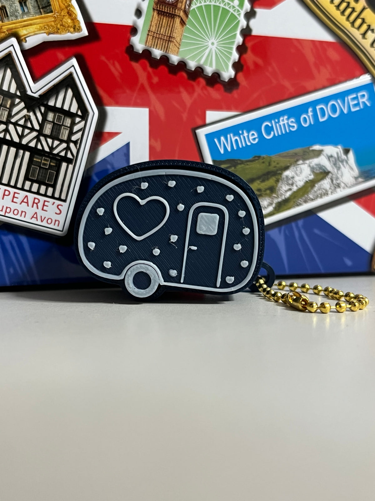 Clicker Anti-Stress a Forma di Camper | Gadget Stampato in 3D