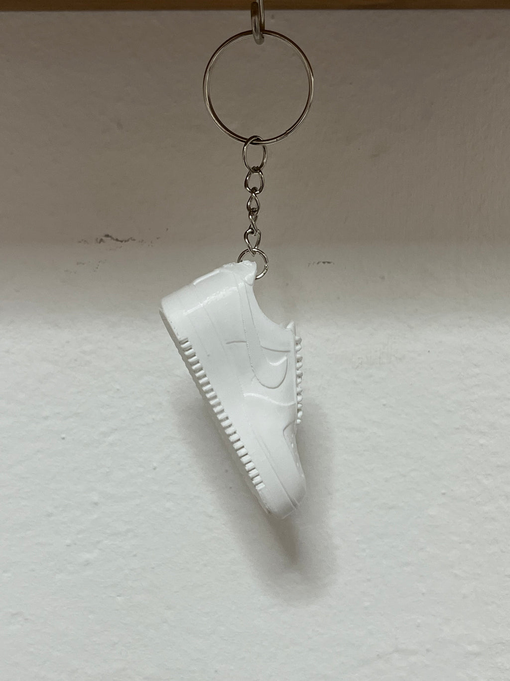 Portachiavi Sneaker Air Force 1 Mini – Replica in Stampa 3D Total White