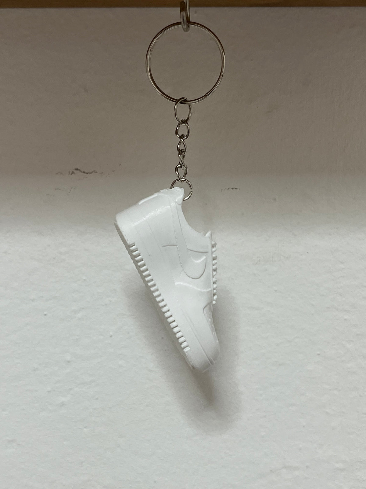 Portachiavi Sneaker Air Force 1 Mini – Replica in Stampa 3D Total White