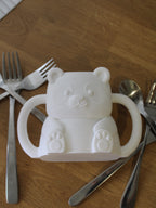 Porta Succhi Antispreco a Forma di Panda - Supporto Rigido per Brik per Bambini