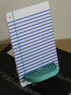 Supporto Smartphone Design Quaderno a Righe