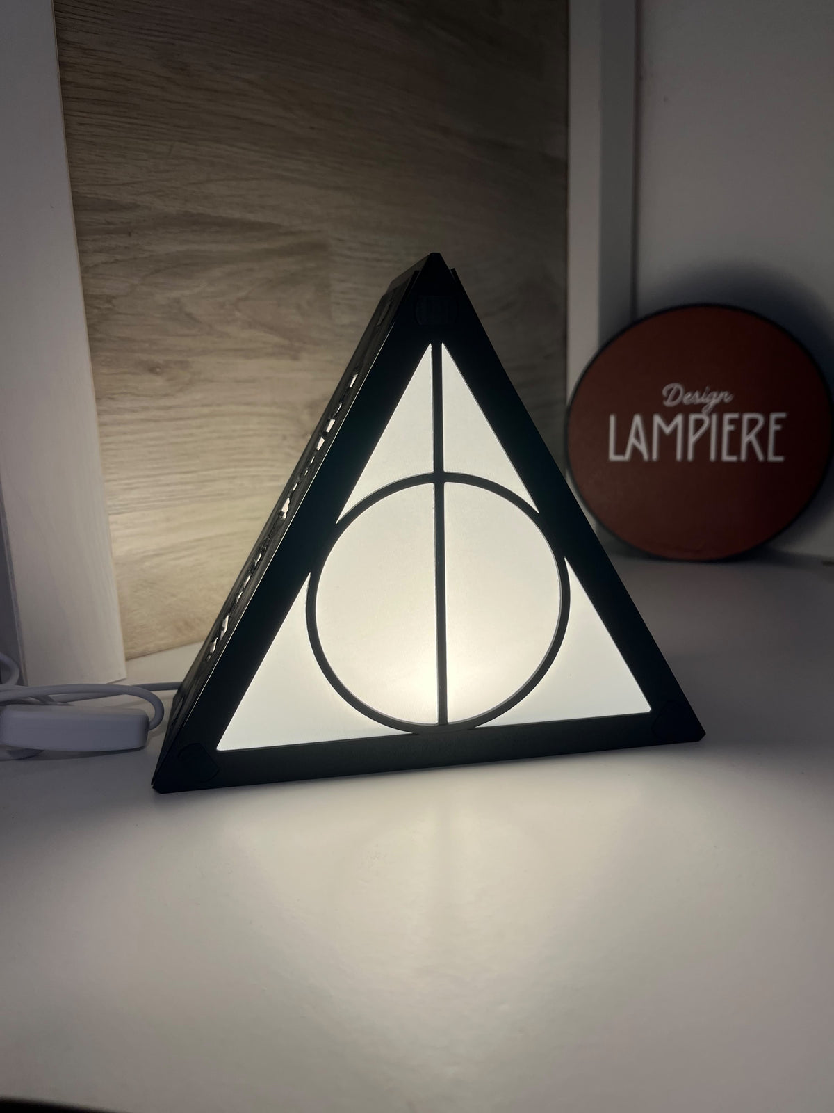 Lampada Harry Potter Doni della Morte – Lampada da Tavolo Realizzata in Stampa 3D