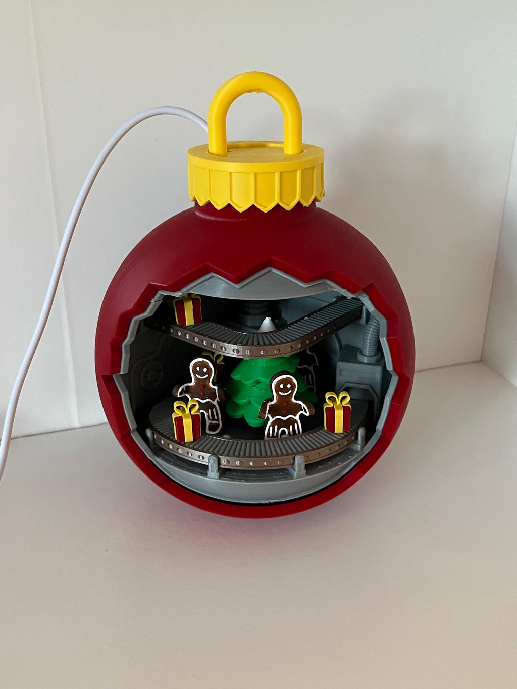 Sfera di Natale 3D Animated Lab – Fabbrica dei Biscotti di Zenzero