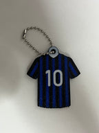 Portachiavi Maglia Inter Numero 10 - Stampa 3D Artigianale - Gadget Nerazzurro